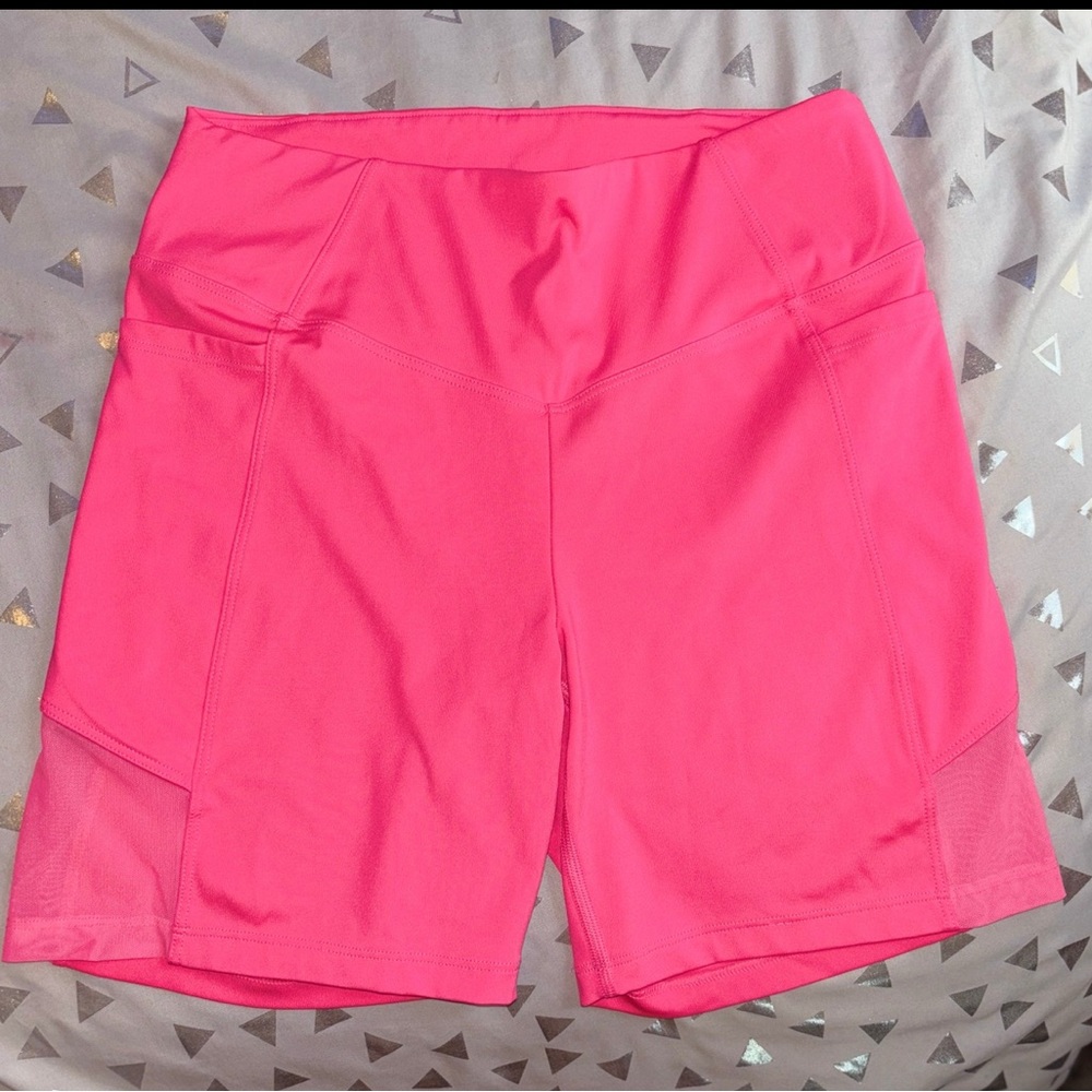PINK Victoria's Secret Vibrant Pink Athletic Shorts